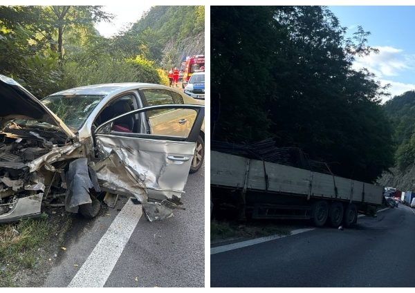 Accident pe DN7, la Călimănești. Traficul a revenit la normal după câteva ore