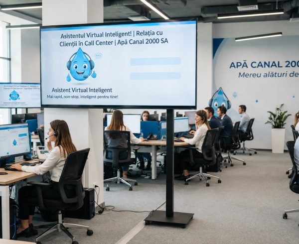 Apă Canal 2000 SA lansează un asistent virtual inteligent pentru relația cu clienții în Call Center