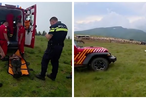 Cioban rănit la o stână din Argeș. Întâi a reclamat o agresiune, apoi a spus că a căzut