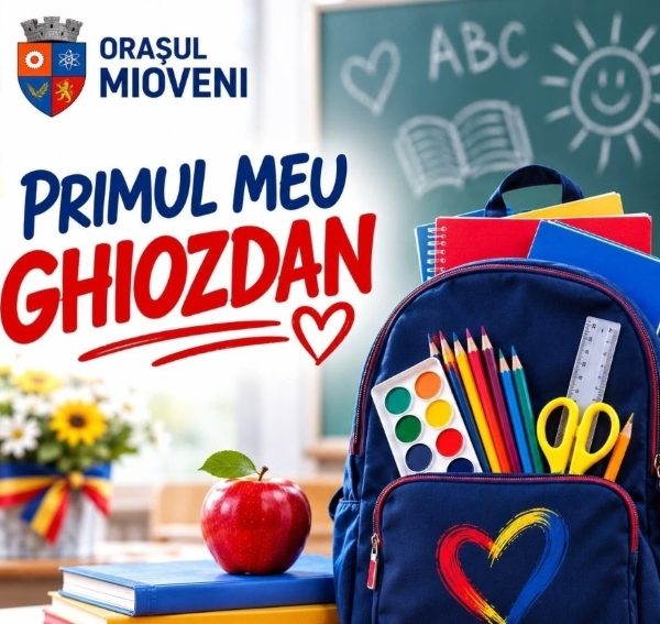 398 de copii din Mioveni vor primi ghiozdane echipate la începutul noului an școlar