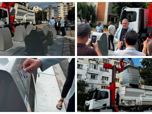 Încă două cartiere din Pitești beneficiază de sistemul de colectare selectivă pe 5 fracții