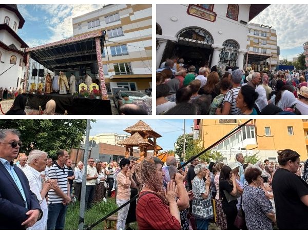 Hram la Spitalul Județean de Urgență Pitești. Biserica „Sfântul Pantelimon” și-a sărbătorit ocrotitorul