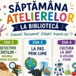 O săptămână de ateliere pentru copii la Biblioteca Topoloveni. Au început înscrierile!