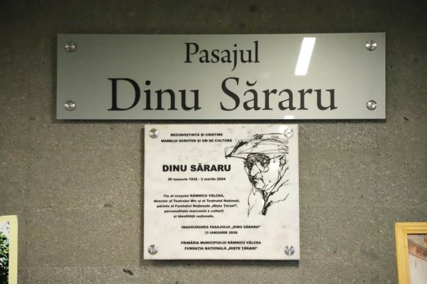 A fost inaugurat oficial Pasajul pietonal „Dinu Săraru”