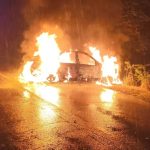 Accident grav la Bălilești. Mașina s-a făcut scrum, iar șoferul a ajuns la spital
