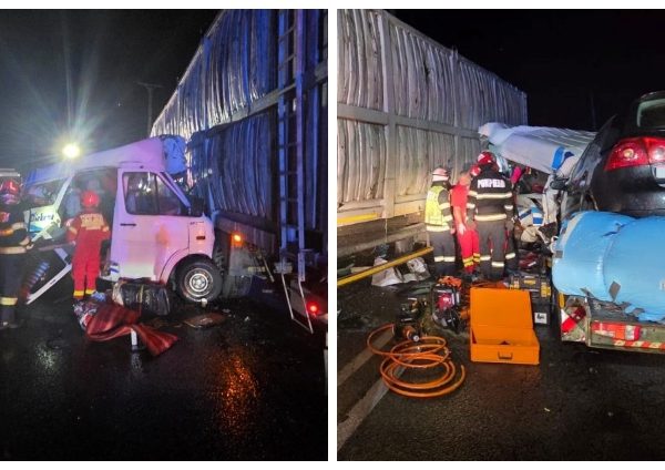 VIDEO. Accident mortal pe DN 7. Un șofer bulgar a murit