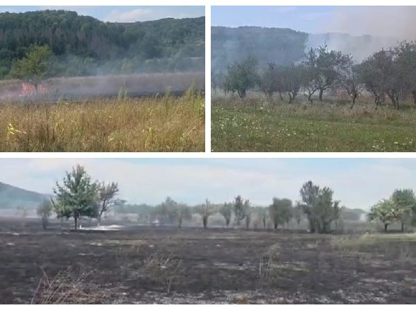 Zi de foc pentru pompierii argeșeni: șase incendii, în doar câteva ore