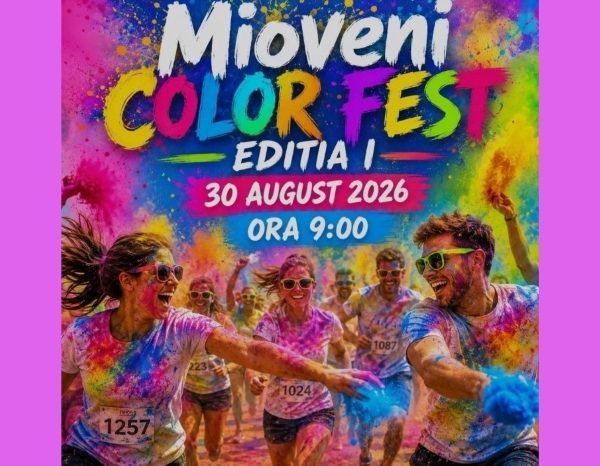 Ultimul weekend de promenadă pe Bulevardul Dacia se încheie cu Mioveni Color Fest