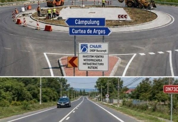 Veste bună! Se modernizează drumul dinspre Câmpulung spre Curtea de Argeș