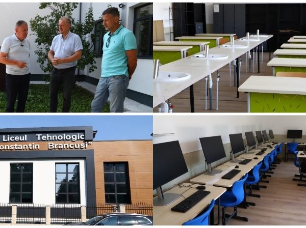 VIDEO. Renovarea energetică a Liceului Tehnologic ”Constantin Brâncuși”, la final