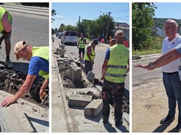 Primarul Nicolae Velcea: „Se schimbă lucrurile, pas cu pas!” Lucrările de pe strada Coasta Câmpului au intrat în linie dreaptă
