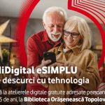 Ateliere gratuite de educație digitală pentru seniori, la Biblioteca Topoloveni