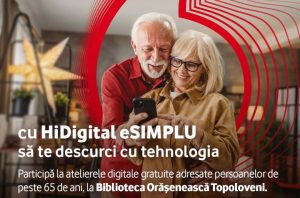 Ateliere gratuite de educație digitală pentru seniori, la Biblioteca Topoloveni