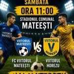 FC Viitorul Mateești joacă primul meci din noul sezon cu Viitorul Horezu