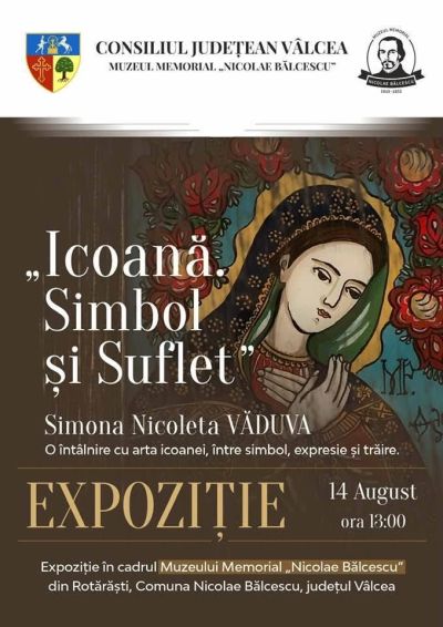 Muzeul Memorial ,,Nicolae Bălcescu”, gazdă a vernisajul expoziției ,,Icoană. Simbol și Suflet”-Simona Nicoleta Văduva
