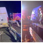 Accident pe DEx12, cu doi răniți și patru mașini implicate