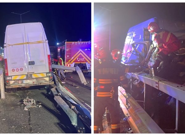 Accident pe DEx12, cu doi răniți și patru mașini implicate