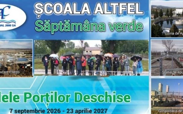 „Școala altfel” și „Săptămâna verde” – Porți deschise la Apă Canal 2000 S.A. Pitești