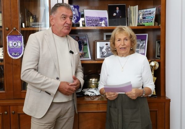 VIDEO. Secretul lui DOBRIN va fi îngropat în fundația stadionului care îi poartă numele