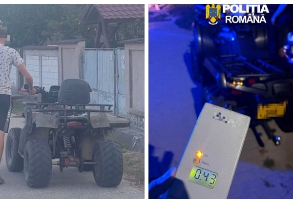 Doi vâlceni, prinși la volanul unor ATV-uri fără permis. Unul mai era și băut