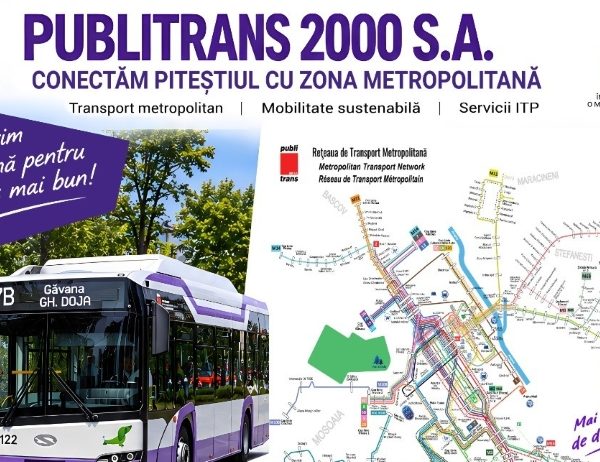 Cum să circuli mai simplu și mai sigur: Piteștiul și zona metropolitană, conectate prin transport modern și digitalizat