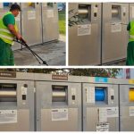 Ecoinsulele din Topoloveni, curățate și dezinfectate. Primăria avertizează: deșeurile nu se lasă pe jos