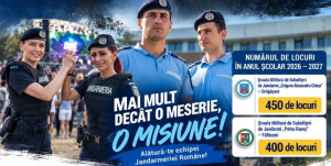 Te vezi în uniformă? Poate e momentul să faci pasul. Jandarmeria Română te așteaptă în echipă! 