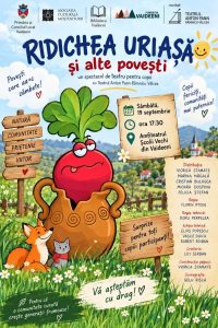 Primarul Daniel Băluță: Dimineața devreme, acțiune de ecologizare, iar pe seară, spectacol pentru cei mici ”RIDICHEA URIAȘĂ și alte povești”