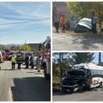 Accident cu 11 persoane implicate în Vâlcea. Opt au ajuns la spital