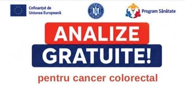 Mioveni. Screening GRATUIT pentru depistarea precoce a cancerului colorectal