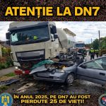 Polițiștii vâlceni, acțiune pe DN 7. Controale timp de patru ore