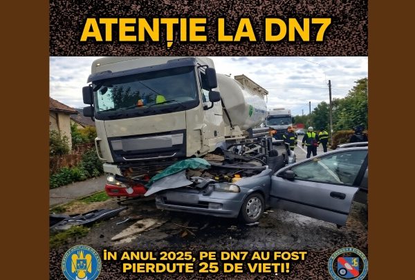 Polițiștii vâlceni, acțiune pe DN 7. Controale timp de patru ore
