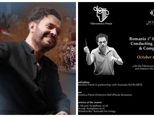Masterclass internațional de dirijat orchestră și concerte simfonice, la Filarmonica Pitești