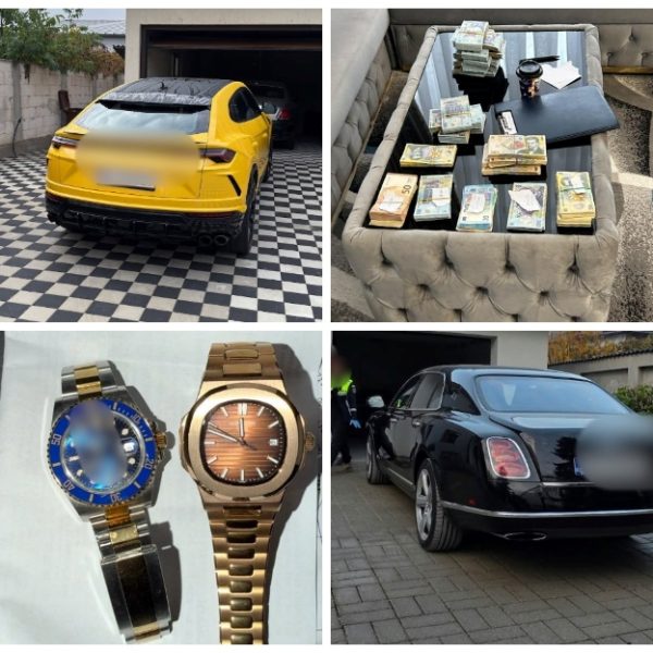 Percheziții în Argeș și Vâlcea într-un dosar cu mașini de lux, taxe vamale și bani proveniți din infracțiuni în SUA