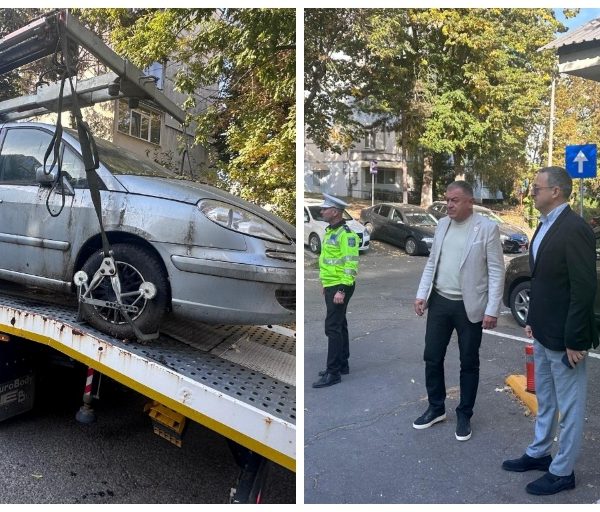 Trei mașini abandonate, ridicate de pe domeniul public în Pitești