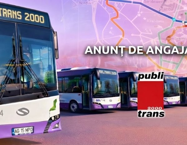 Publitrans 2000 S.A. angajează inginer. Interviul are loc pe 28 octombrie