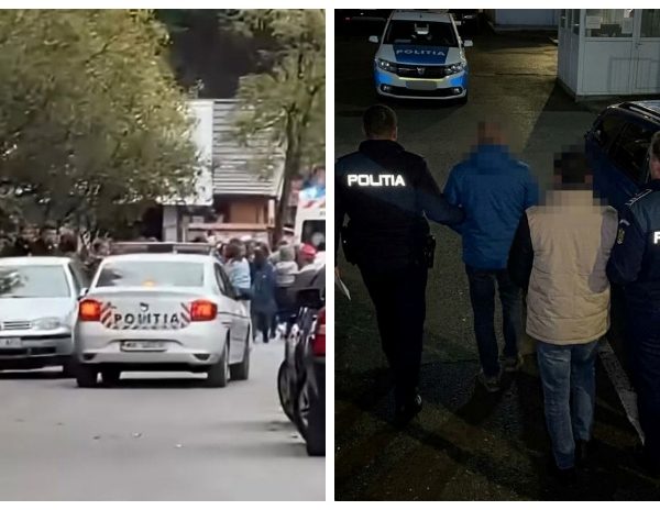 Scandal pornit de la două femei, încheiat cu un polițist lovit și două persoane reținute
