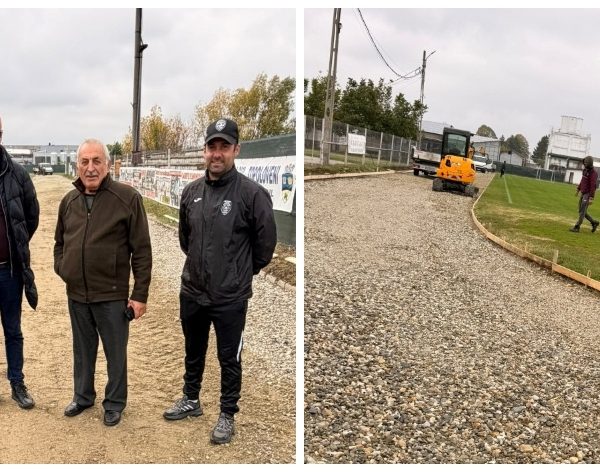 Pista de atletism din Topoloveni va avea 2.000 de metri pătrați de tartan și patru culoare