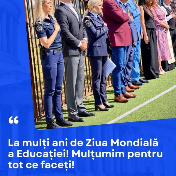 Primarul Constantin Bărzăgeanu, de Ziua Educației: La mulți ani tuturor cadrelor didactice din comuna Mihăești și de pretutindeni !