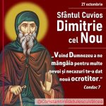 Președintele CJ Vâlcea Constantin Rădulescu: O zi bună tuturor! Sfântul Dimitrie cel Nou să ne&hellip;