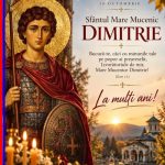 Constantin Rădulescu: ​ La mulți ani tuturor celor care se sărbătoresc astăzi! Sfântul Dumitru să&hellip;